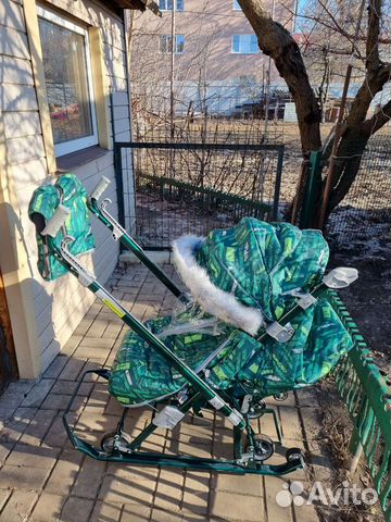 Санки коляска ника 7 8s