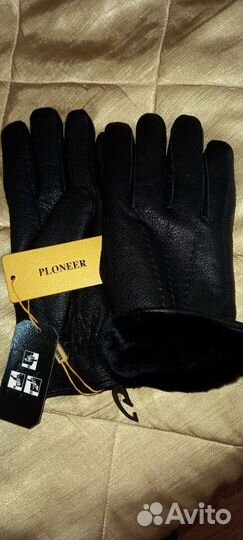 Перчатки муж.,кожа оленя pioneer люкс,на меху