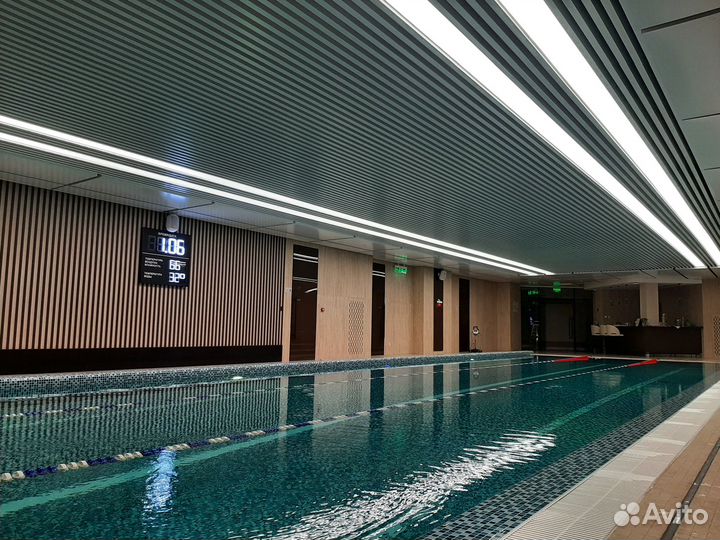 Металлические потолки для бассейнов