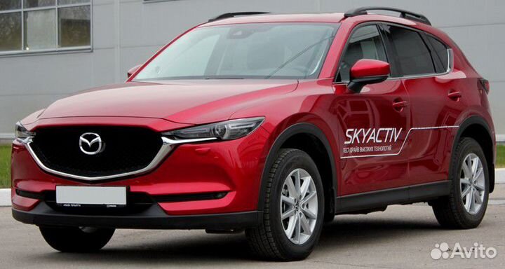 Рейлинги продольные на крышу Mazda CX-5 II (с 2017