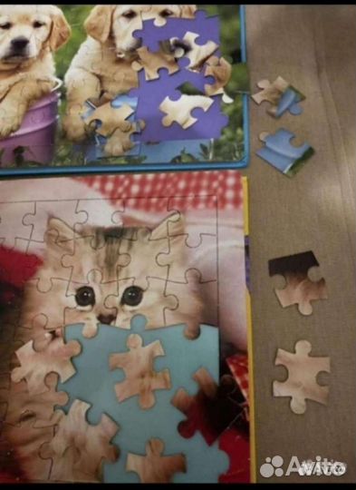 Книга-пазлы новые для детей