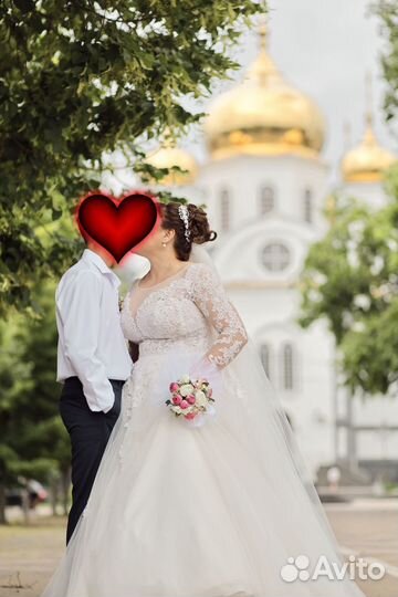 Свадебное платье бу