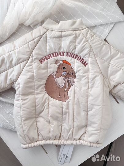 Куртка бомбер, стеганая, новая