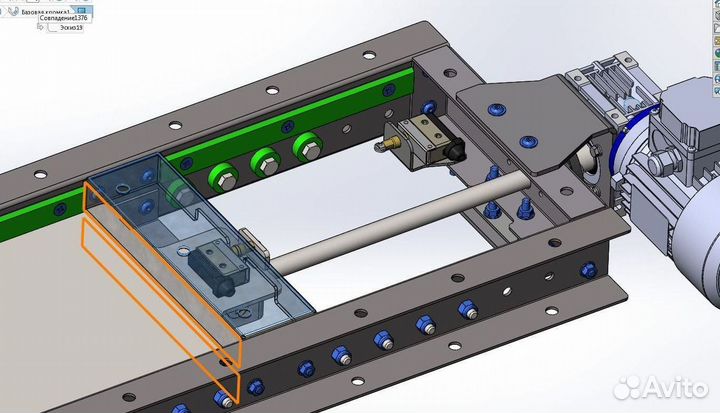 Задвижка шиберная с электрическим приводом