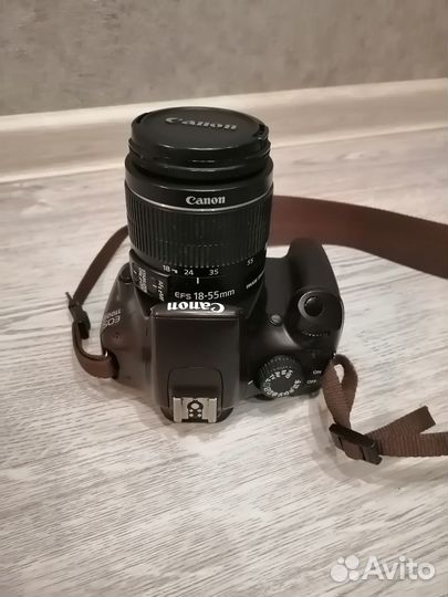 Зеркальный фотоаппарат Canon EOS 1100D, коричневый