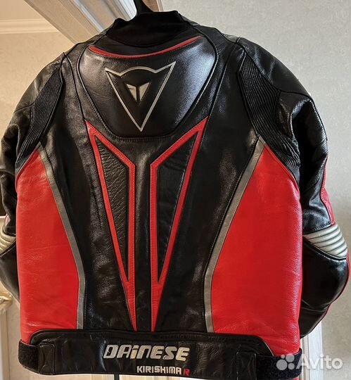 Кожаная мото куртка dainese рр 48 50