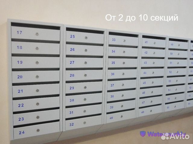 Почтовые ящики многосекционные