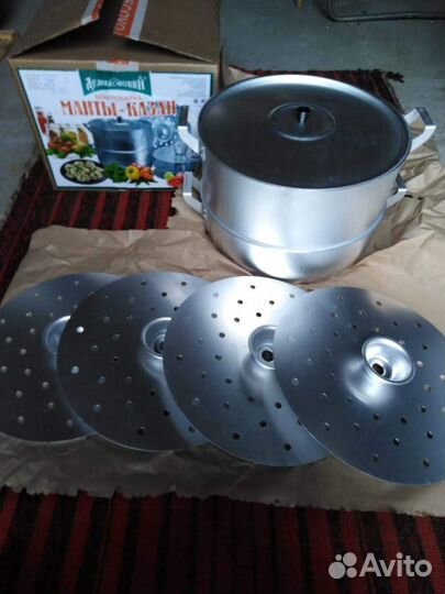 Манты-казан алюминиевый, 6 Л