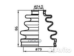 Пыльник привода (TA); tacb1033