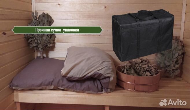 Матрас для бани / комплект (луговое сено и травы)