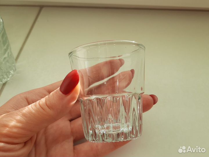 Хрустальные стеклянные рюмки советские СССР