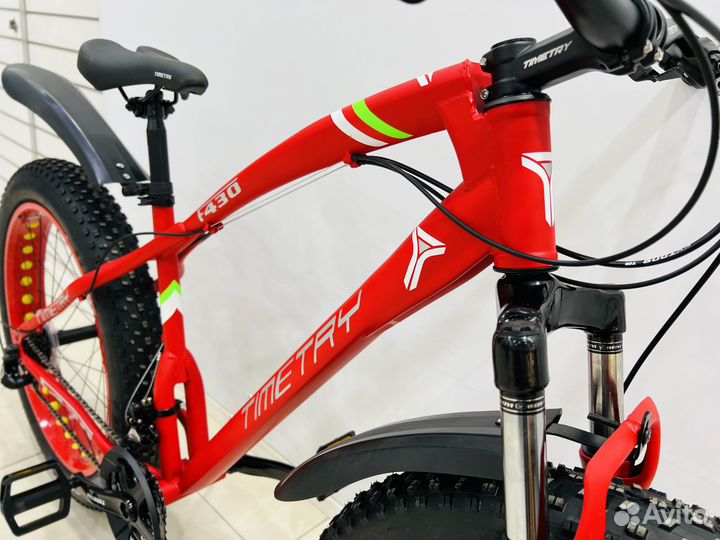 Велосипед фетбайк Взрослый тт 034 красный 26