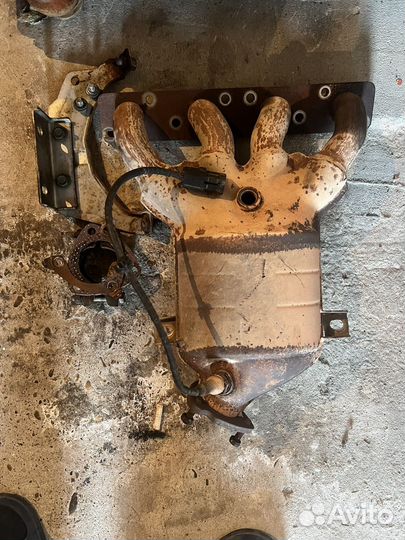 Заводской выхлоп на приору