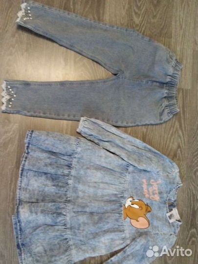 Вещи пакетом на девочку 116 - 122