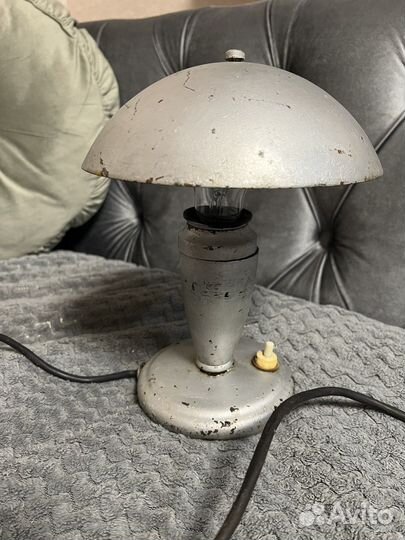 Старинная настольная лампа ретро СССР