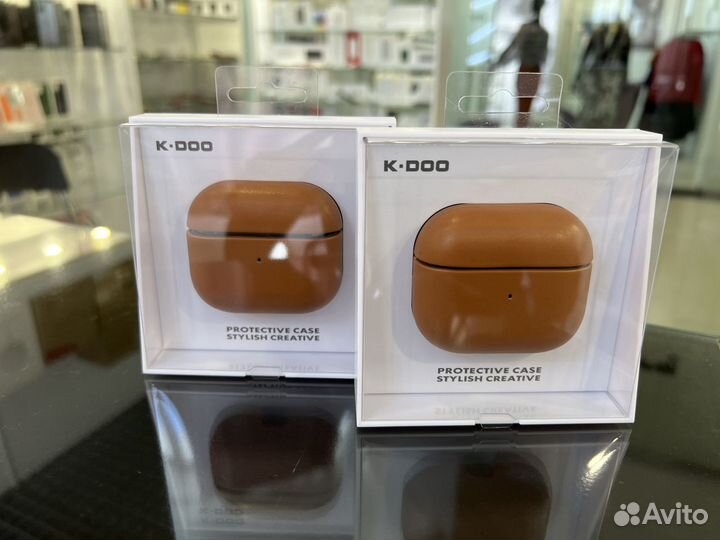 Чехол K-DOO Leather AirPods 3 Case