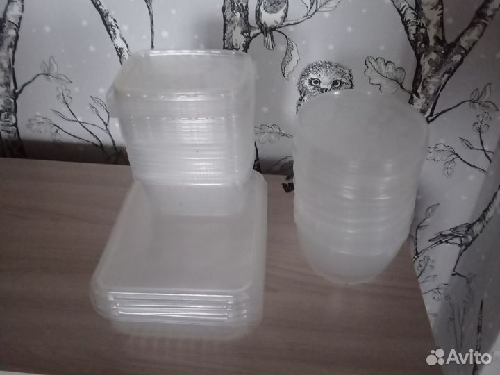 Пластиковые пищевые контейнеры