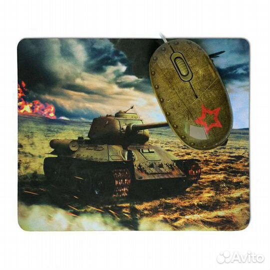 Компьютерная мышь и коврик