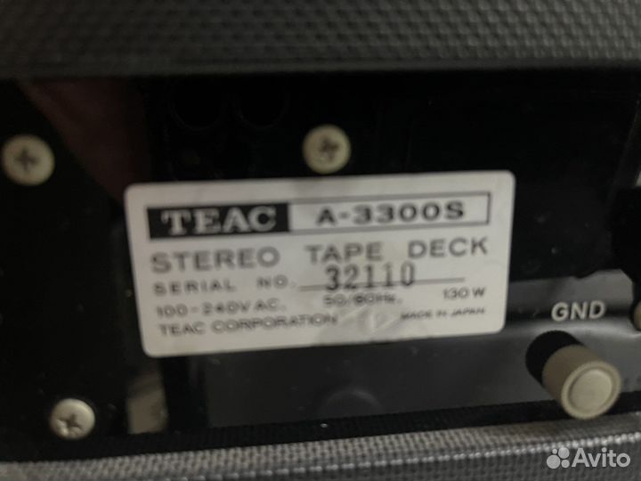Катушечный магнитофон Teac A3300s