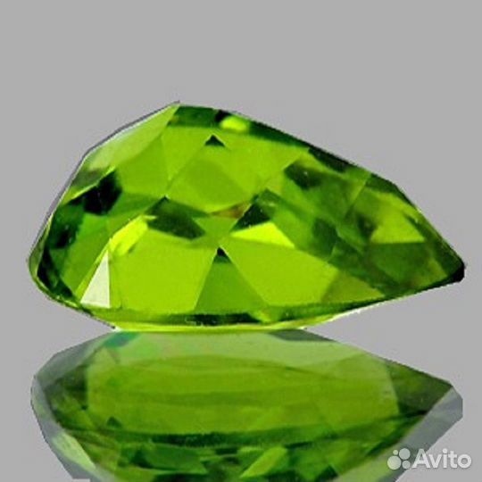 Хризолит, Оливин, Перидот натуральный 2,67Ct 11х8м