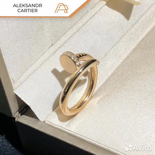 Кольцо Cartier Гвоздь золото 0,13ct