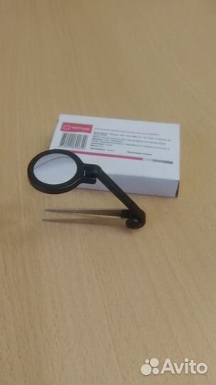 Лупа-пинцет