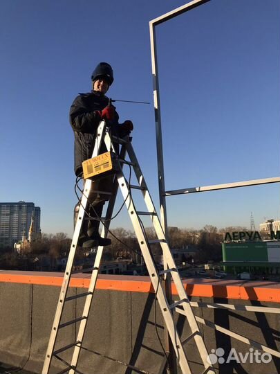 Монтаж - демонтаж наружной рекламы