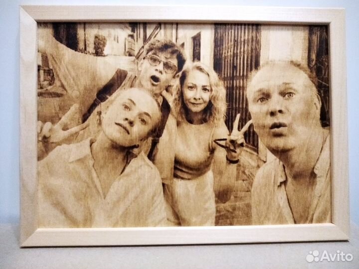 Выжигание портретов на дереве