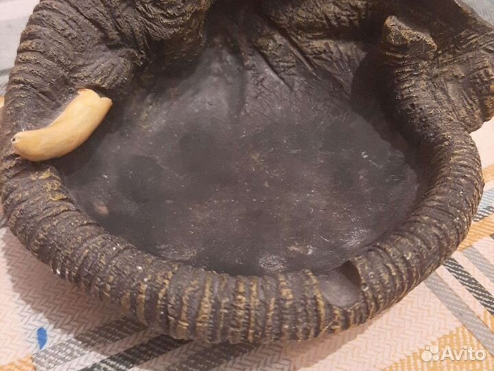 Раритет пепельница Слон индийский камень