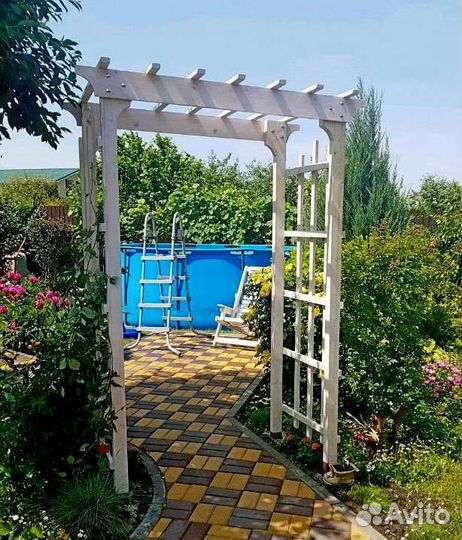 Арка садовая деревянная