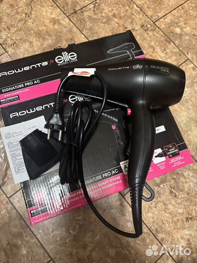 Фен Rowenta Signature Pro AC CV7812F0 новый