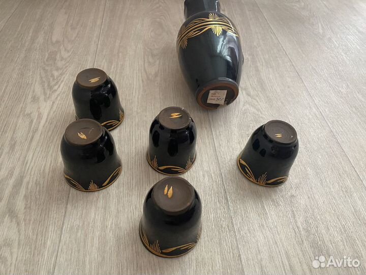 Набор керамический 5 стаканов. Болгария