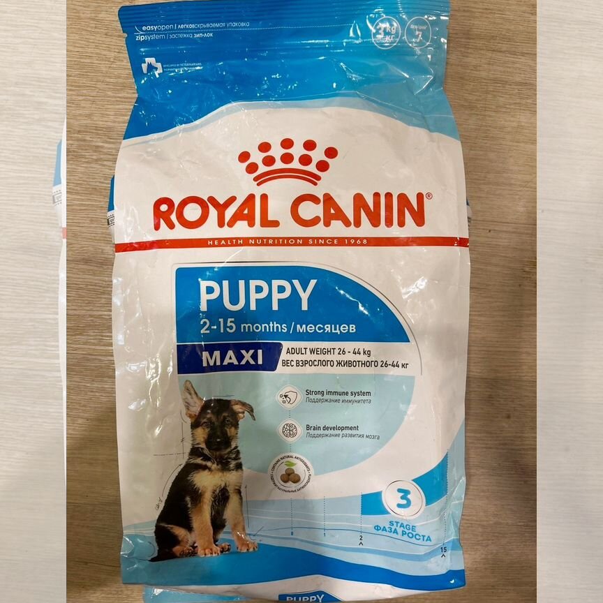 Корм для собак royal canin puppy maxi