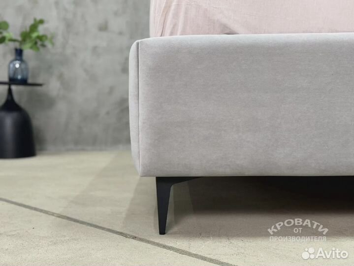 Кровать на заказ односпальная с ортопедическим эффектом 90x200