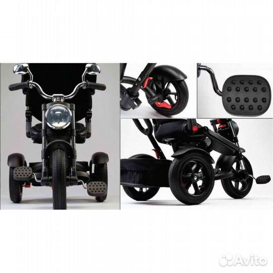 Детский велосипед 3кол chopper trike 12/10 Черный
