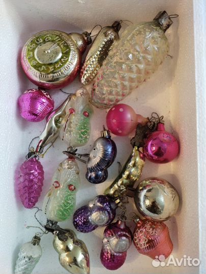 Елочные игрушки СССР