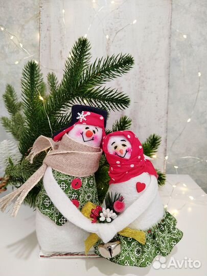 Снеговики- неразлучники