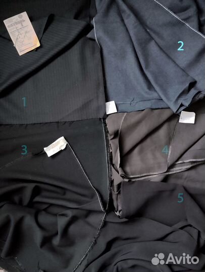 Ткани Италия Франц Герм шерсть смес шелк много