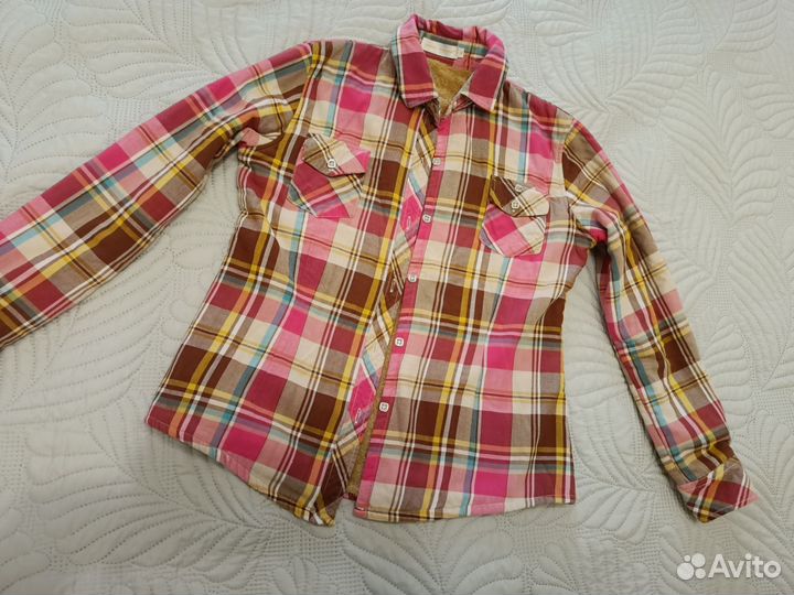 Рубашка на меху 42