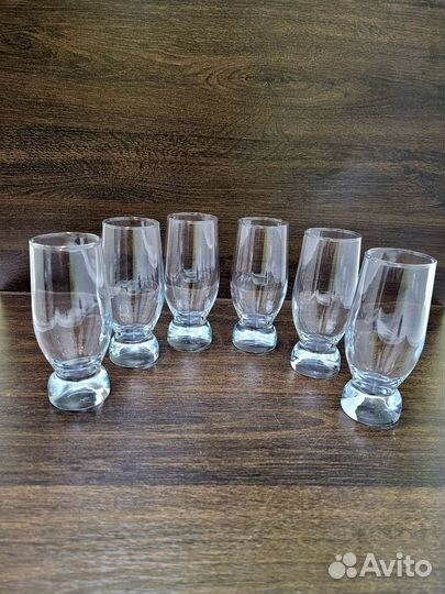 Набор стаканов стекло 6 шт (#420)