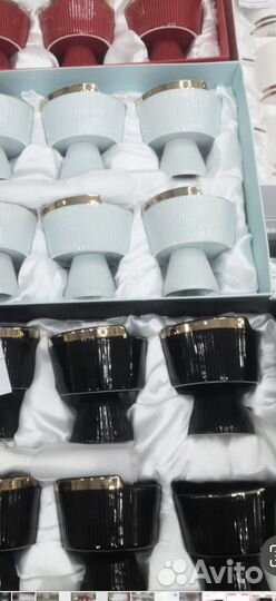 Набор 6креманок,6 ложек