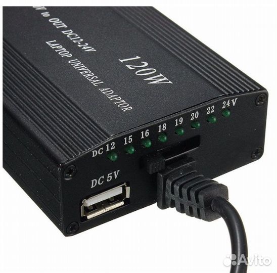 Адаптер,блок питания 120Вт, 8 разъёмов, зу авто