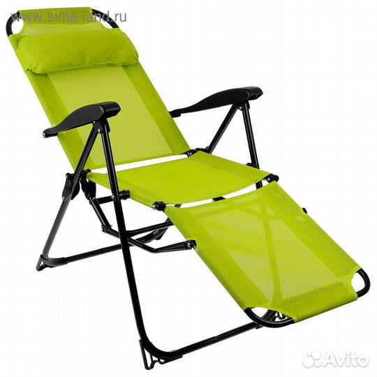 Кресло-шезлонг К3/Л, р. 82 x 59 x 116 см, принт ли