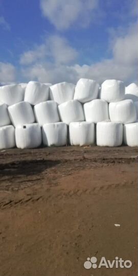 Сенаж в рулонах в плёнке, с люцерны, доставка