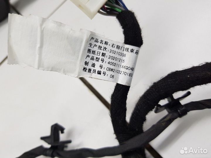 Электропроводка двери передняя правая (Haval F7)