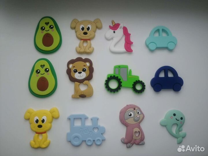 Силиконовые грызунки (фурнитура)