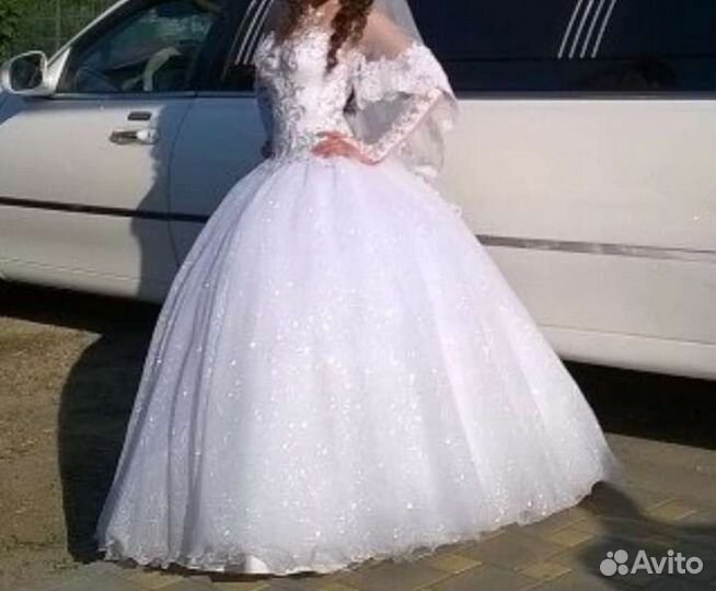 Свадебное платье пышное