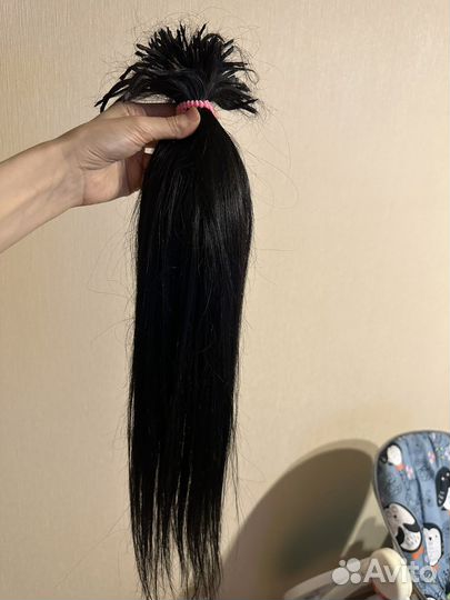 Волосы для наращивания 70 см 225 капсул