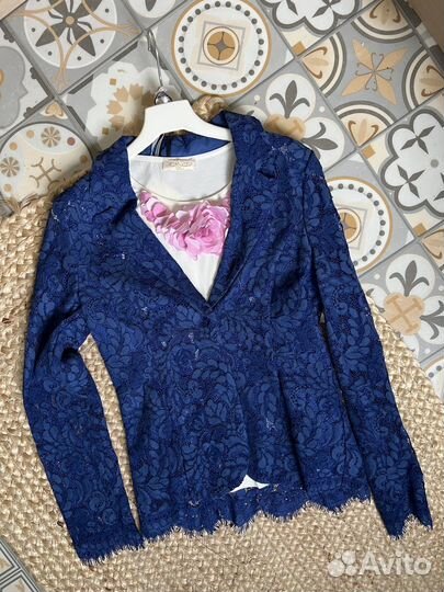 Гипюровый пиджак monnalisa