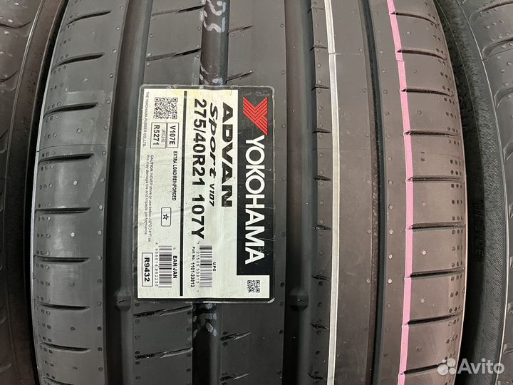 Yokohama Advan Sport V107E 275/40 R21 и 315/35 R21